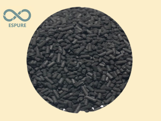 Buy 4mm CTC 90% Coconut Shell Based Pellet Activated Carbon For Solvent Recovery online manufacture