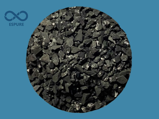 1200mg/g Black Coconut Shell Granular Activated Carbon Charcoal For Decolorization