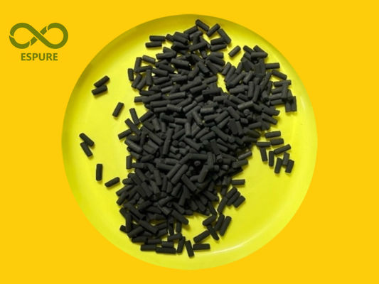 Good price H₂S Capacity 0.150 g/cm³ Impregnated Activated Carbon Pellet for Acid Gas Adsorption online